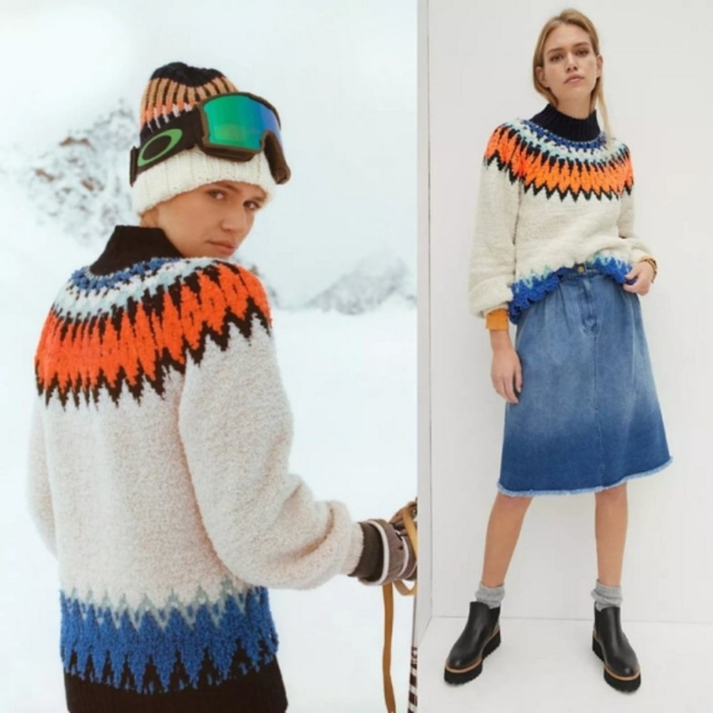 Anthropologie Pilcro Selene Oversized Cozy Fleece Sweater SHIPS SAME DAY - Picture 11 of 11